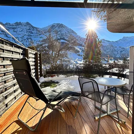 Apartment Adelhome Mit Gartensitzplatz Adelboden